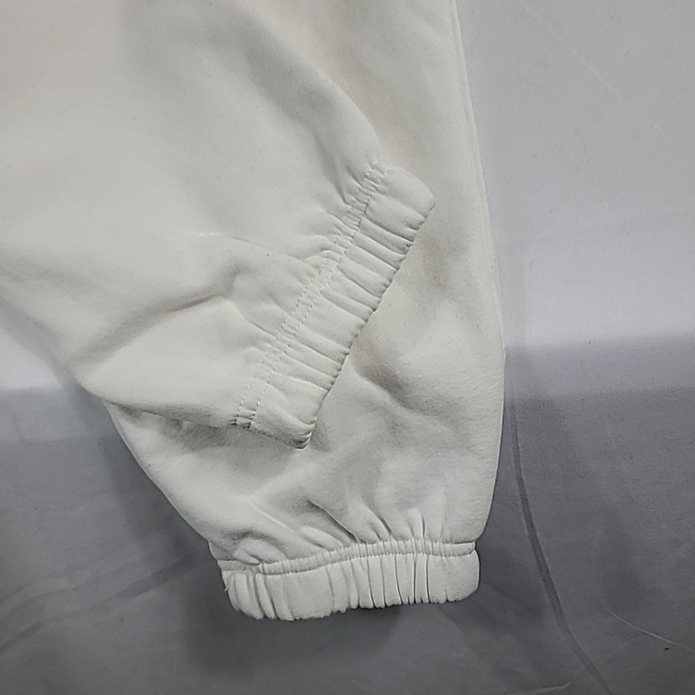 NEW Garage Women's UltraFleece Boyfriend Jogger Snow White Sweatpants Sz S $60 - Picture 4 of 7